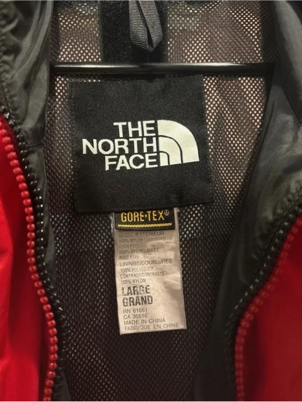 The North Face worn few